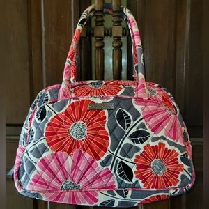 Vera Bradley Medium Bowler Bag in Cherry Blossoms